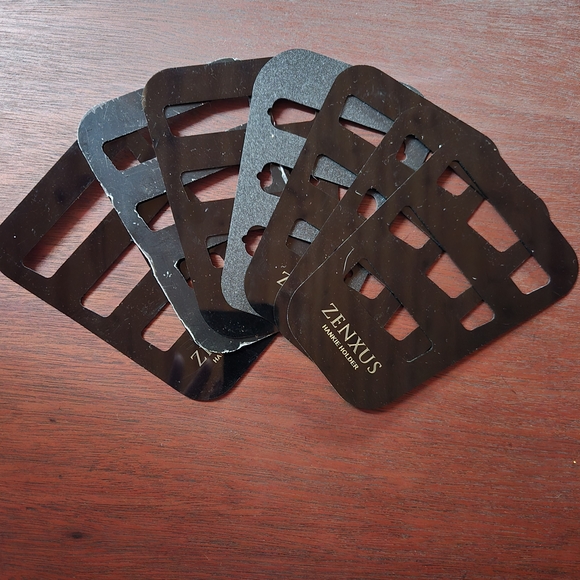 Black Pocket Square Holders - Picture 2 of 4